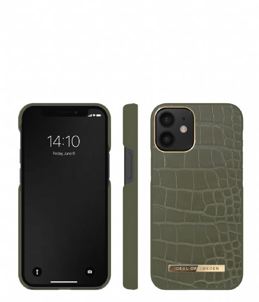 iDeal of Sweden  Atelier Case Introductory iPhone 12 Mini Khaki Croco (IDACAW21-I2054-327)