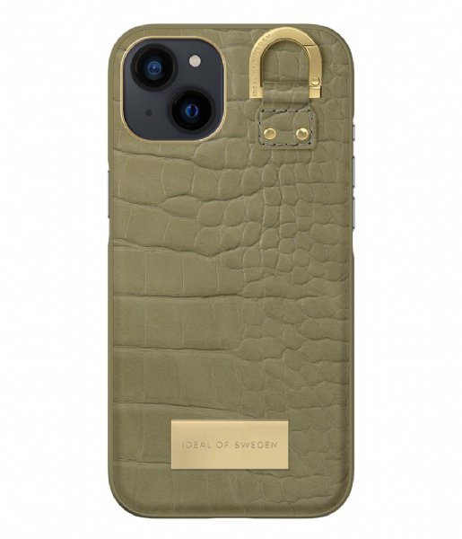 iDeal of Sweden  Fashion Case Atelier iPhone 13 Sage Croco (210)