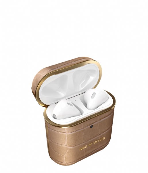 iDeal of Sweden  AirPods Case PU 1st and 2nd Generation Camel Croco (IDAPCAW21-325)