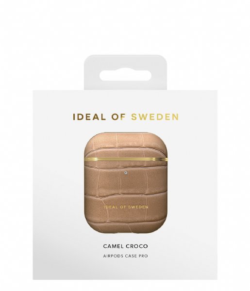 iDeal of Sweden  AirPods Case PU 1st and 2nd Generation Camel Croco (IDAPCAW21-325)