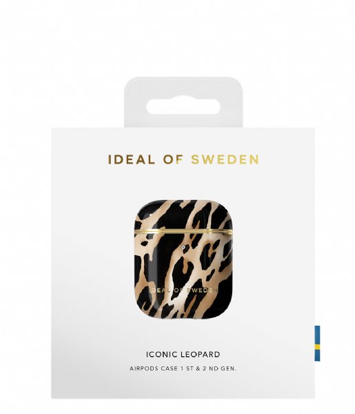 iDeal of Sweden  AirPods Case Print 1st and 2nd Generation Iconic Leopard (IDFAPCAW21-356)