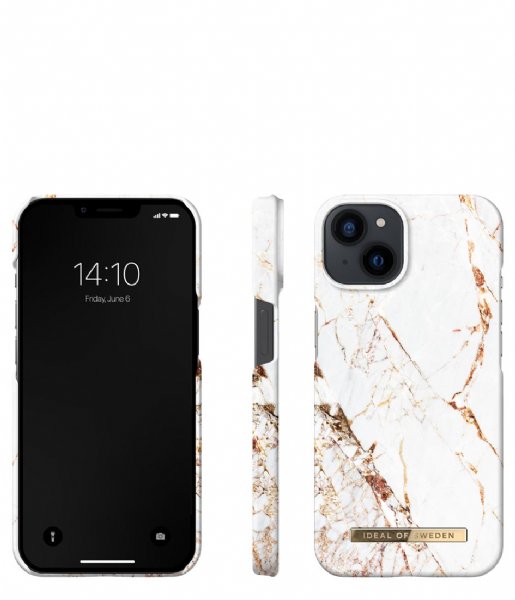 iDeal of Sweden  Fashion Case iPhone 13 Carrara Gold (46)