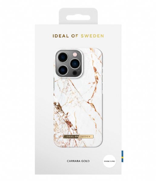 iDeal of Sweden  Fashion Case iPhone 13 Pro Carrara Gold (46)