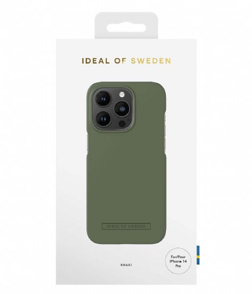 iDeal of Sweden  Fashion Case Seamless iPhone 14 Pro Khaki (450)