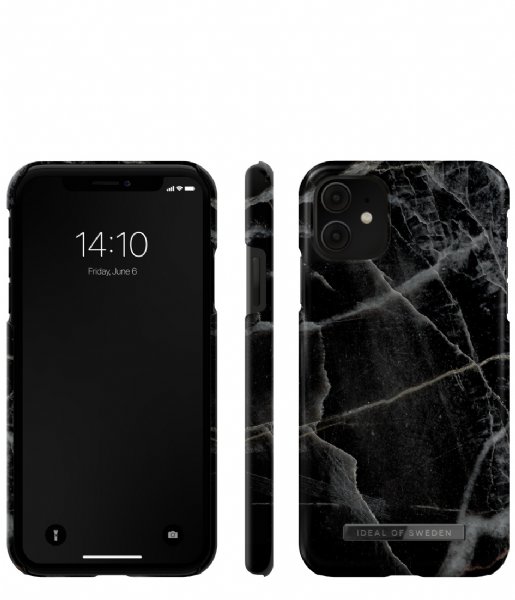 iDeal of Sweden  Fashion Case iPhone 11/XR Black Thunder Marble (IDFCAW21-I1961-358)