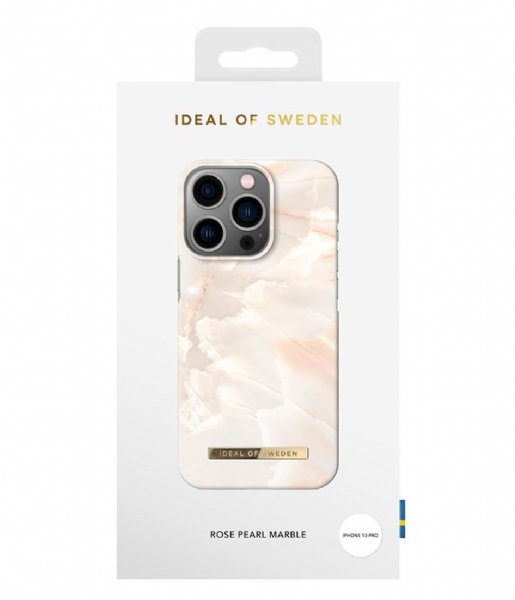iDeal of Sweden  Fashion Case iPhone 13 Pro Rose Pearl Marble (257)