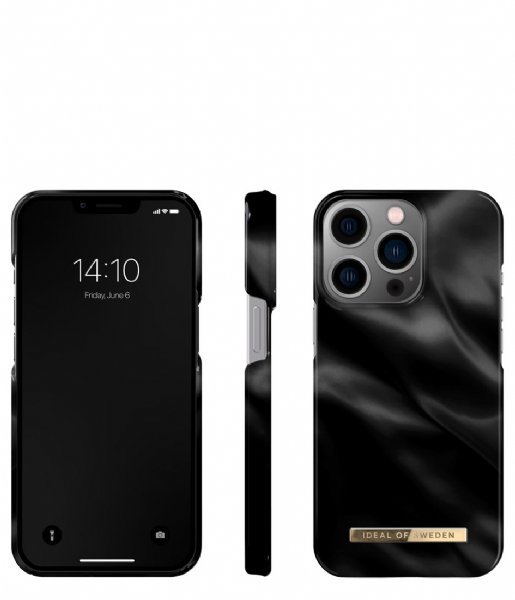 iDeal of Sweden  Fashion Case iPhone 13 Pro Black Satin (312)