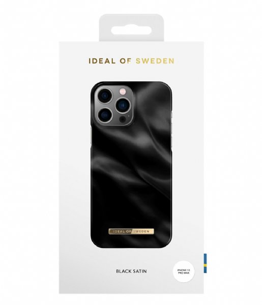 iDeal of Sweden  Fashion Case iPhone 13 Pro Max Black Satin (312)