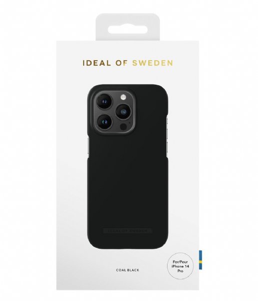 iDeal of Sweden  Fashion Case Seamless iPhone 14 Pro Coal Black (407)