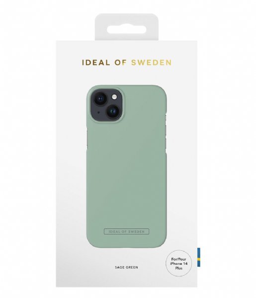 iDeal of Sweden  Fashion Case Seamless iPhone 14 Plus Sage Green (419)