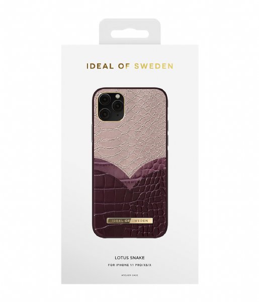 iDeal of Sweden  Fashion Case Atelier iPhone 11 Pro/XS/X Lotus Snake (IDACAW20-1958-234)