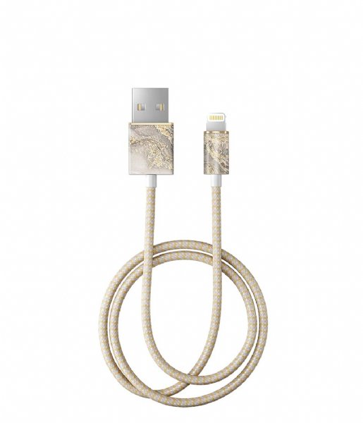 iDeal of Sweden  Fashion Cable 1m Lightning Sparkle Greige Marble (IDFCL-121)
