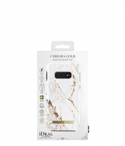 iDeal of Sweden  Fashion Case Galaxy S10E Carrara Gold (IDFCA16-S10L-46)