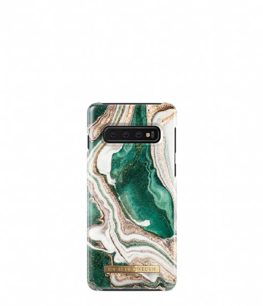 iDeal of Sweden  Fashion Case Galaxy S10 Golden Jade Marble (IDFCAW18-S10-98)