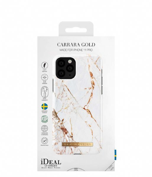 iDeal of Sweden  Fashion Case iPhone 11 Pro/XS/X Carrara Gold (IDFCA16-I1958-46)