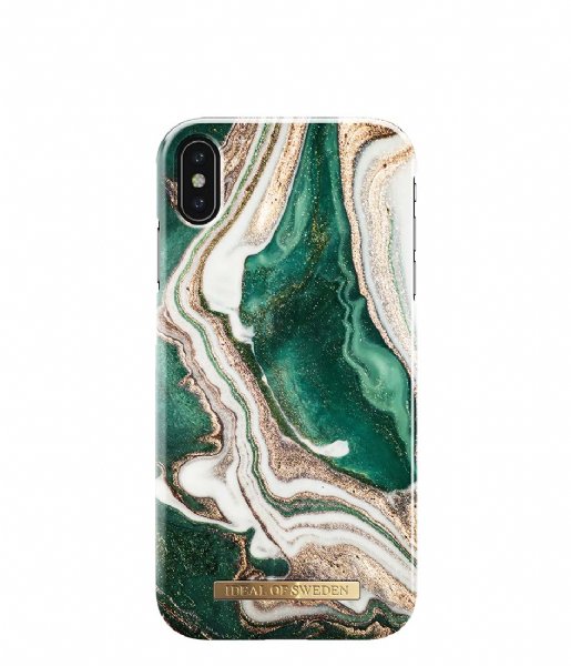 iDeal of Sweden  Fashion Case iPhone XS Max Golden Jade Marble (IDFCAW18-I1865-98)