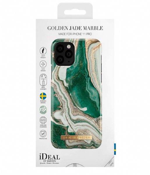 iDeal of Sweden  Fashion Case iPhone 11 Pro/XS/X Golden Jade Marble (IDFCAW18-I1958-98)
