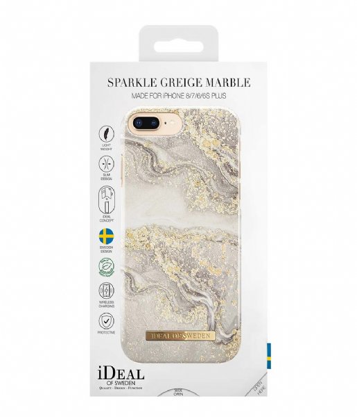 iDeal of Sweden  Fashion Case iPhone 8/7/6/6S Plus Sparkle Greige Marble (IDFCSS19-I7P-121)