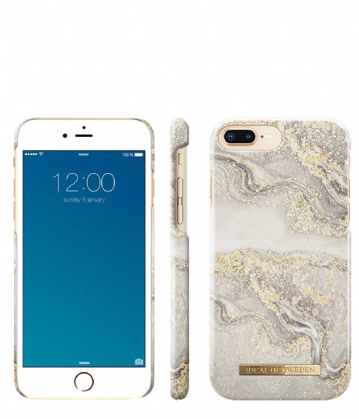 iDeal of Sweden  Fashion Case iPhone 8/7/6/6S Plus Sparkle Greige Marble (IDFCSS19-I7P-121)