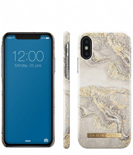 iDeal of Sweden  Fashion Case iPhone X/XS Sparkle Greige Marble (IDFCSS19-IXS-121)