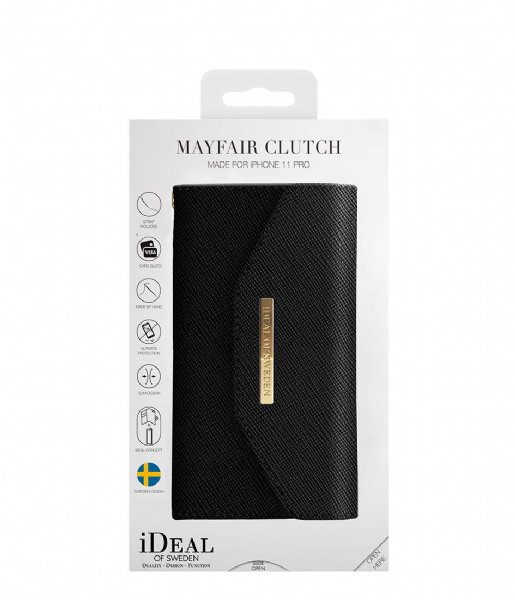 iDeal of Sweden  Mayfair Clutch iPhone 11 Pro/XS/X Black (IDMC-I1958-01)
