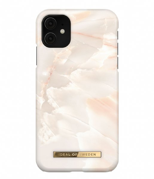iDeal of Sweden  Fashion Case iPhone 11/XR Rose pearl marble (IDFCSS21-I1961-257)