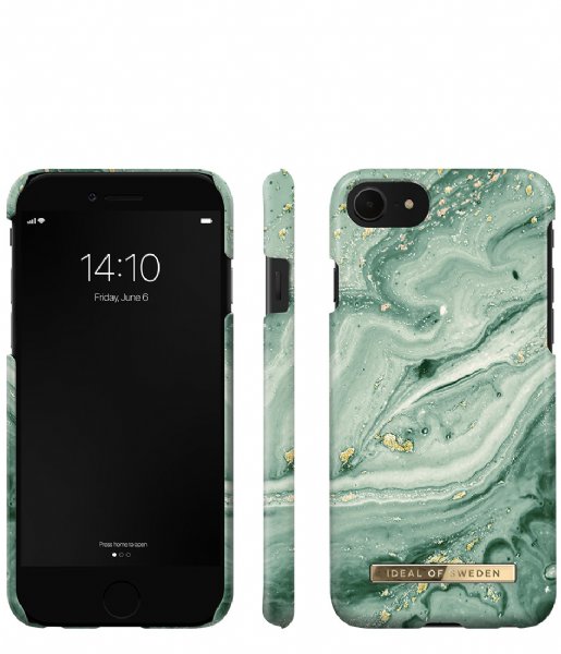 iDeal of Sweden  Fashion Case iPhone 8/7/6/6s/6E Mint swirl marble (IDFCSS21-I7-258)