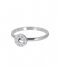 iXXXi Ring Flat Circles Crystal Stone Silver colored