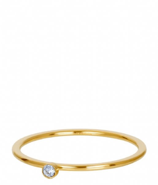 iXXXi  light sapphire 1 stone crystal Gold colored (01)
