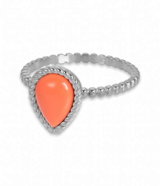 iXXXi Ring Magic Coral Silver colored (03)