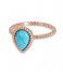 iXXXi Ring Magic Turquoise Rose colored (02)