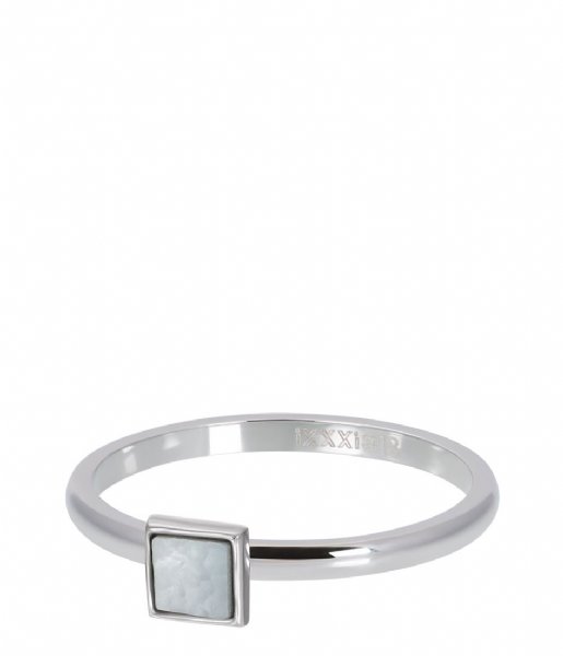 iXXXi Ring Shell Stone Square Silver