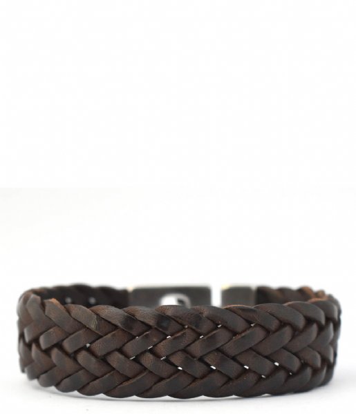 Josh Armband 24340 Silver/Brown Josh Armband 24340 Silver/Brown