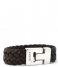 Josh Armband 24340 Silver/Brown Josh Armband 24340 Silver/Brown
