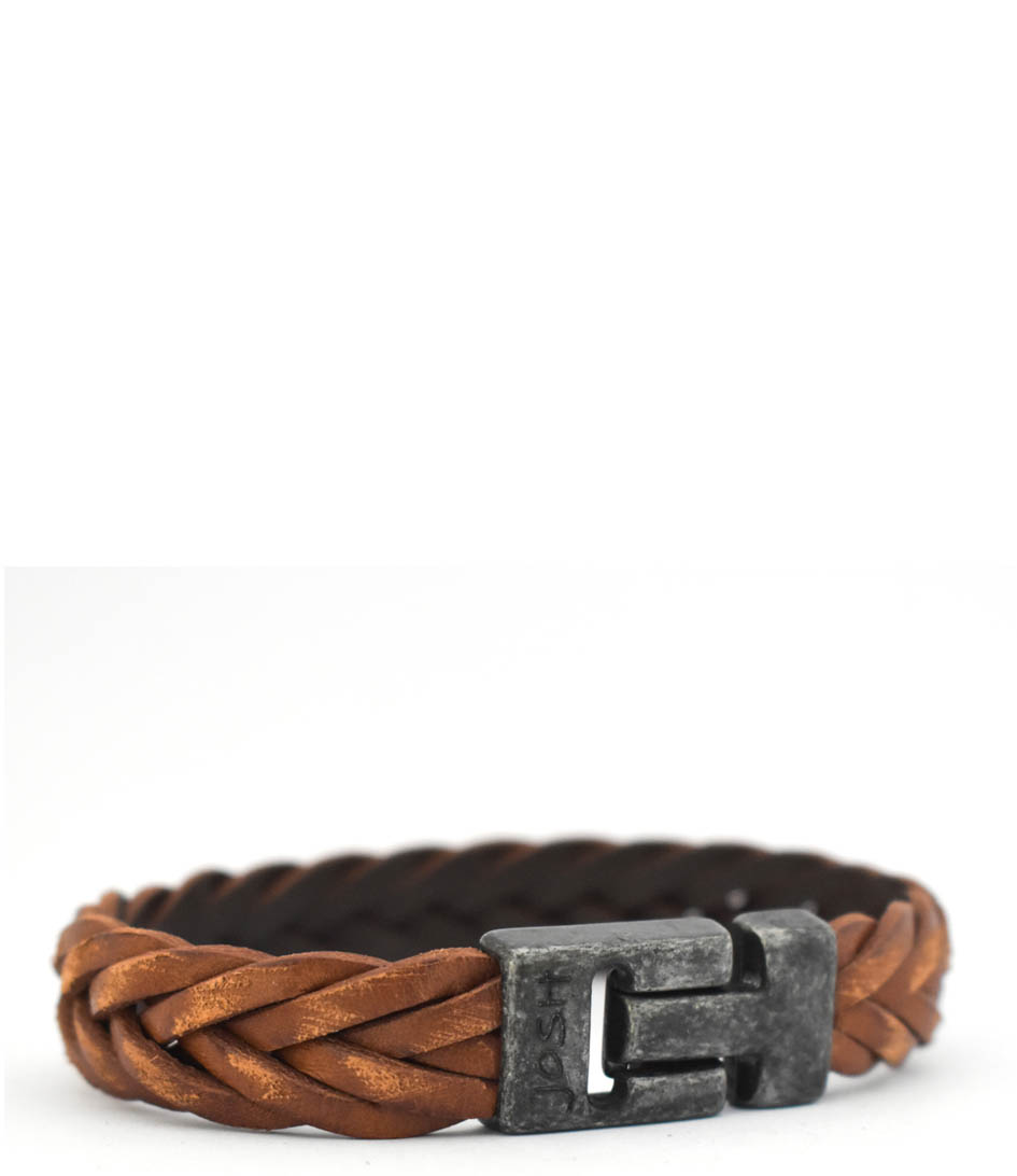 Josh Armbanden Rough 24832 Cognac