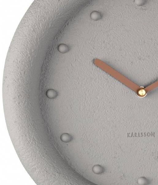 Karlsson  Wall clock Petra polyresin Warm Grey (KA5717WG)