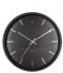 KarlssonWall clock Globe Design Armando Breeveld black (KA5840BK)