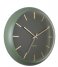 Karlsson Wandklok Wall clock Globe Design Armando Breeveld moss green (KA5840GR)