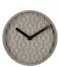 KarlssonWall clock Honeycomb concrete Dark Grey (KA5869DG)