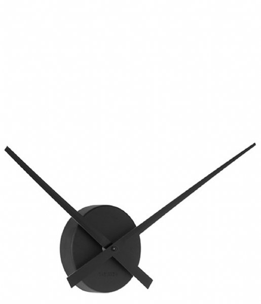 Karlsson  Wall clock Little Big Time Mini Alu black (KA4348BK)