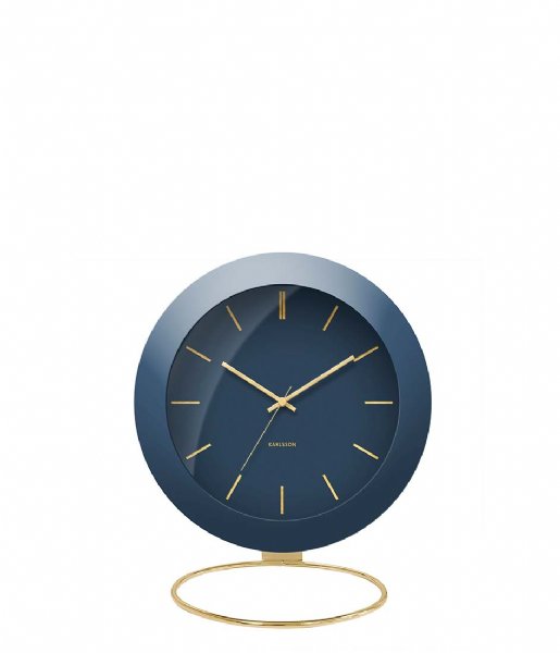 Karlsson Wekker Alarm clock Globe Design Armando dark blue | The Little Green
