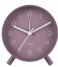 KarlssonAlarm clock Lofty metal matt, D. 11cm Dark Purple (KA5752PU)