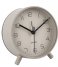Karlsson  Alarm clock Lofty metal matt, D. 11cm Warm Grey (KA5752WG)