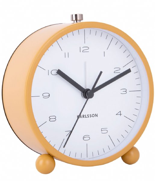 Karlsson  Alarm clock Pellet Feet matt Orche Yellow (KA5787YE)