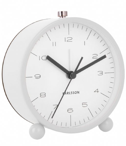 Karlsson  Alarm clock Pellet Feet matt White (KA5787WH)