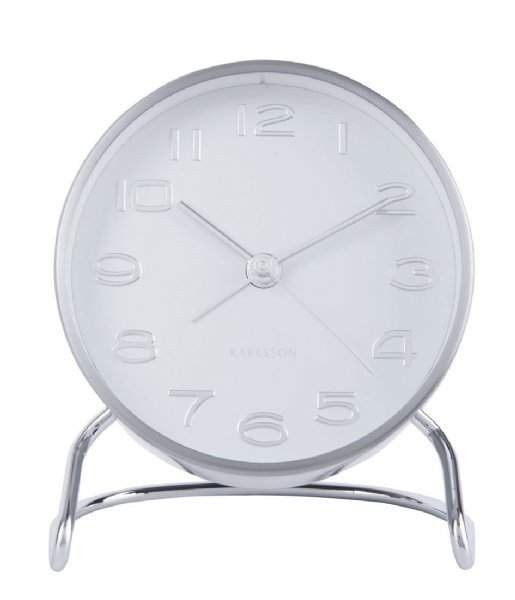 Karlsson  Alarm Clock Classical numbers White (KA5763WH)