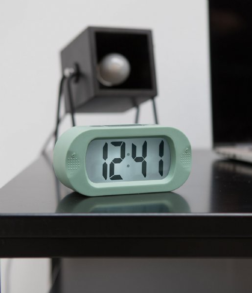 Karlsson  Alarm clock Gummy rubberized Green (KA5753GR)