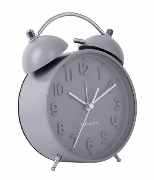 Karlsson  Alarm clock Iconic matt Grey (KA5784GY)