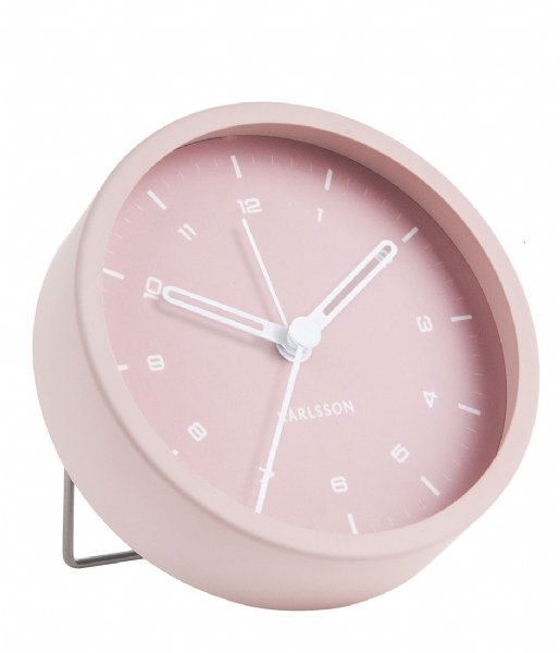 Karlsson Wekker Alarm clock Tinge steel Light pink (KA5806PI)