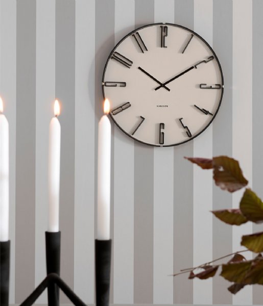 Karlsson  Wall clock Sentient White (KA5703)